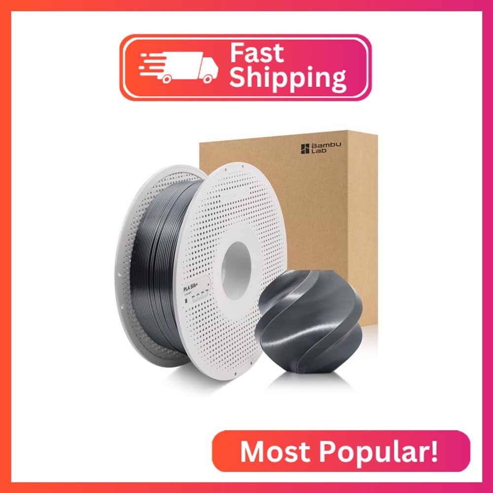 3DTOOLS Bamboo 1.75MM PLA Silk+ Filament Shiny Like Chrome, Smooth Like Silk Hig