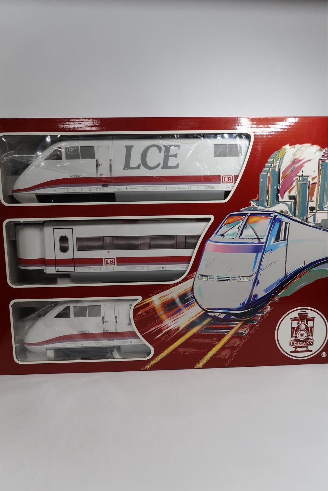 LGB 90950-1 LCE ICE High-Speed 3-Piece Passenger Train Set G Scale Germany B5
