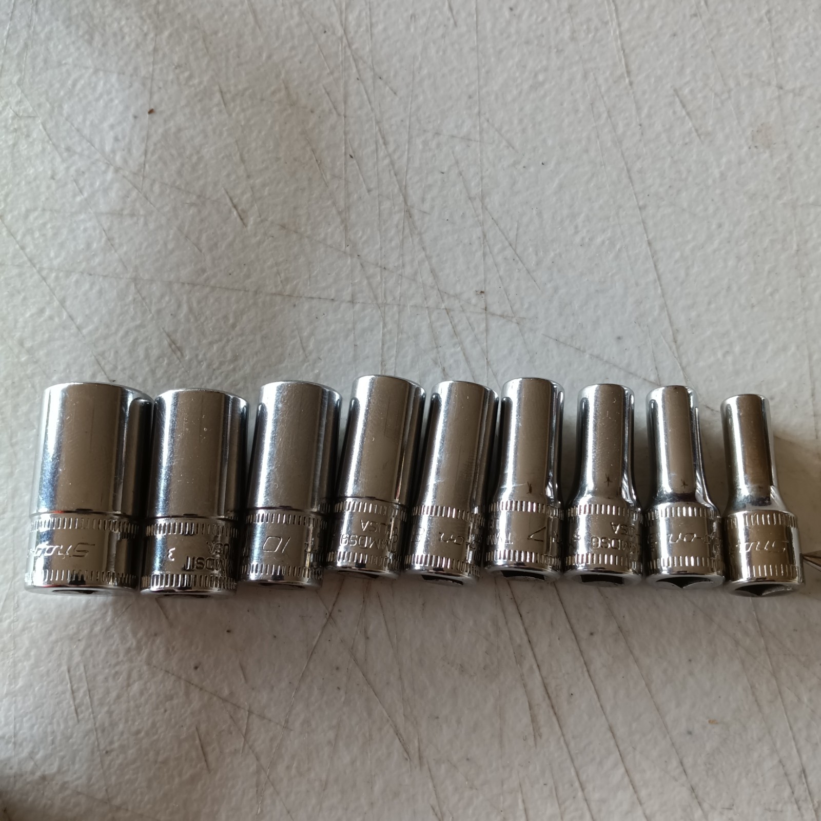 9 pc Snap-on 1/4\ 9 pc Snap-on 1/4\