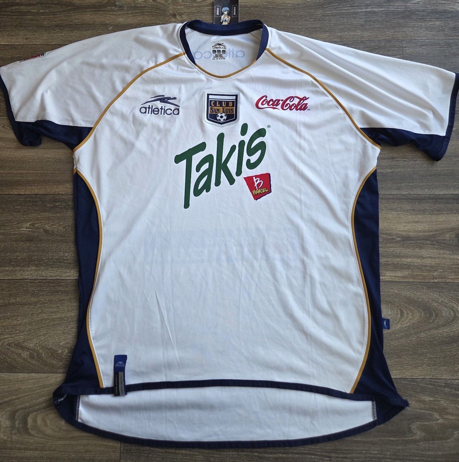 Atletica Club San Luis 06/07 Away  Futbol Soccer Jersey Mens Size XXL 2XL
