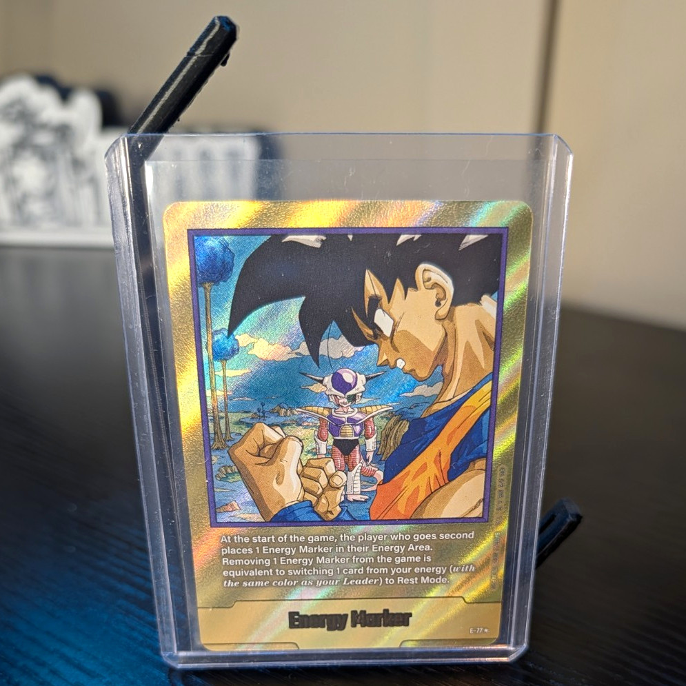 Bandai Dragon Ball Super Energy Marker E-77 Promo Holo Foil Zenkai Series Bandai Dragon Ball Super Energy Marker E-77 Promo Holo Foil Zenkai Series