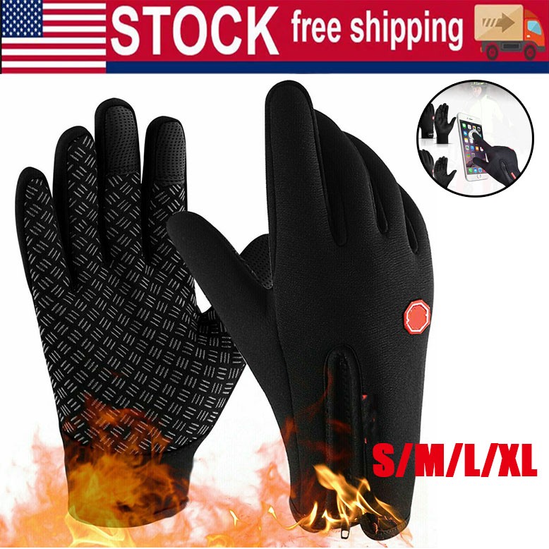Thermal Windproof Waterproof Winter Gloves Touch Screen Warm Mittens Men Women