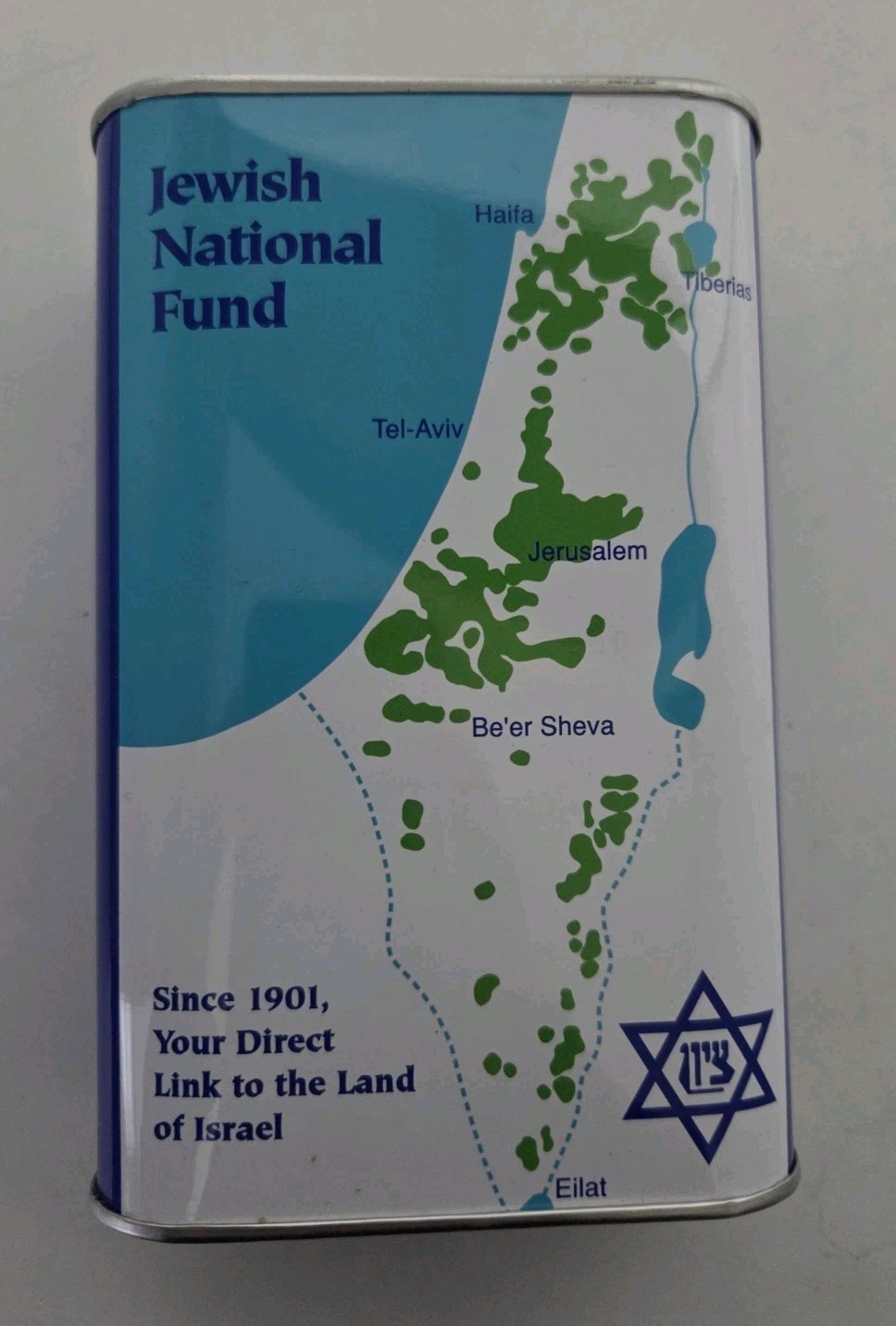 Vintage Jewish National Fund Tzedakah Pushka Charity Box Vintage Jewish National Fund Tzedakah Pushka Charity Box