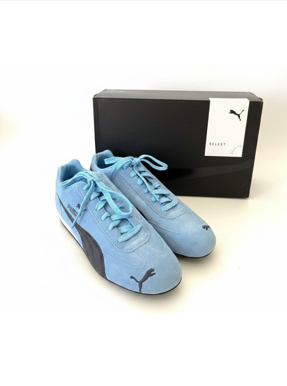 Brand New Puma Speedcat Archive Light Blue - Club Navy UNISEX - Size 9
