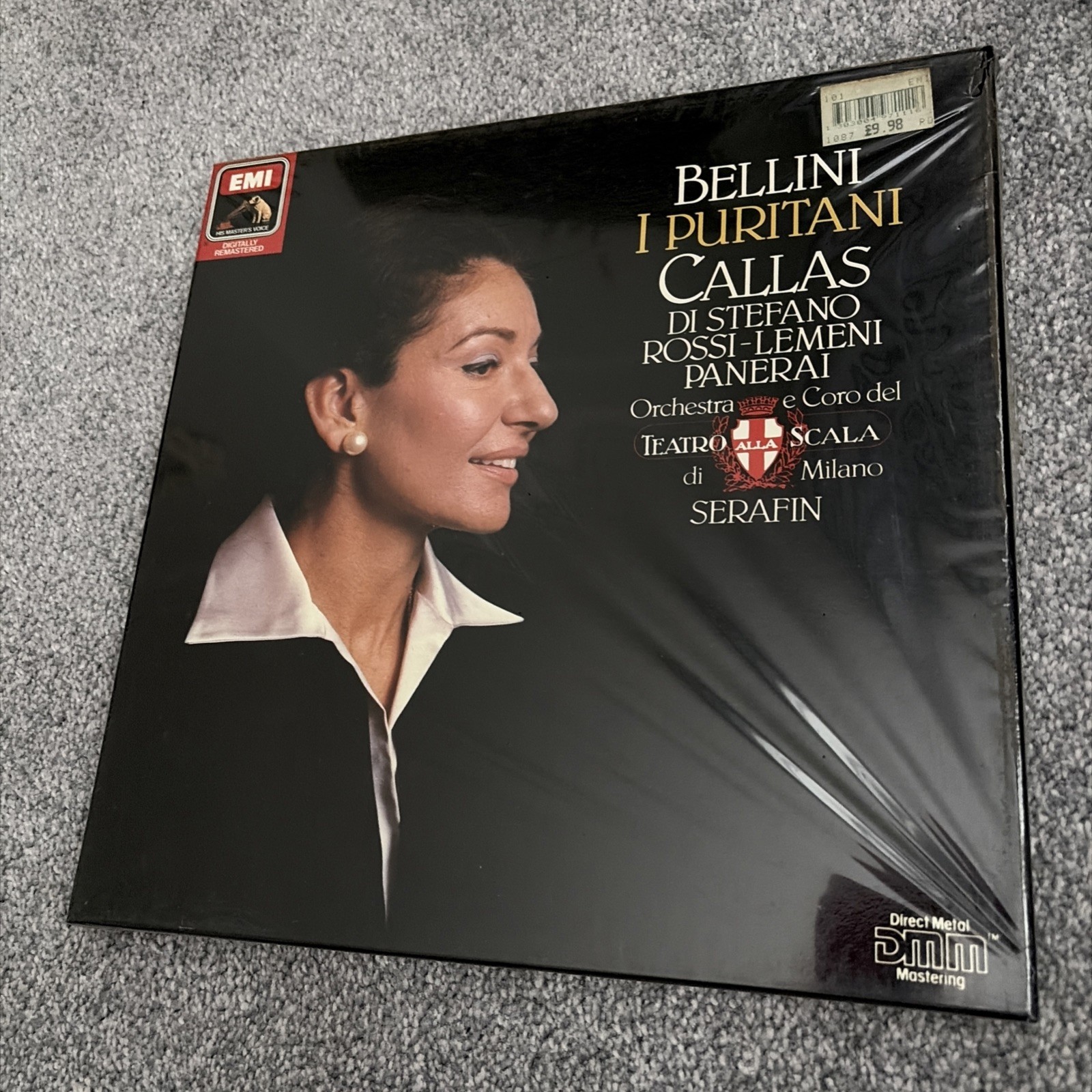 Maria Callas - Bellini - I Puritani - Di Stefano, Serafin EMI 2LP Box Set New 