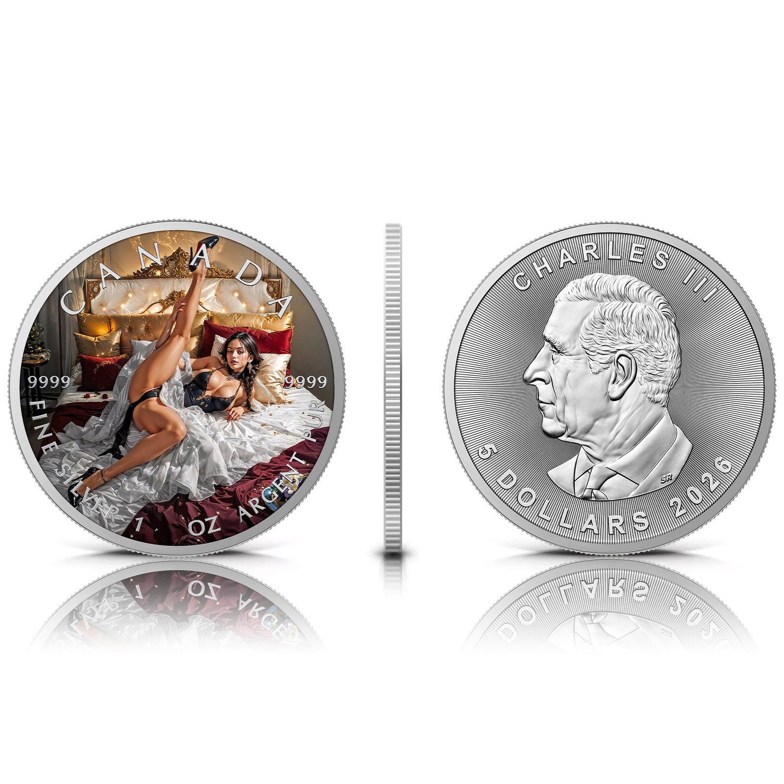 2026 Canada Maple Leaf - Still Flexible Edition - 1 oz Silver Coin - Mintage 200