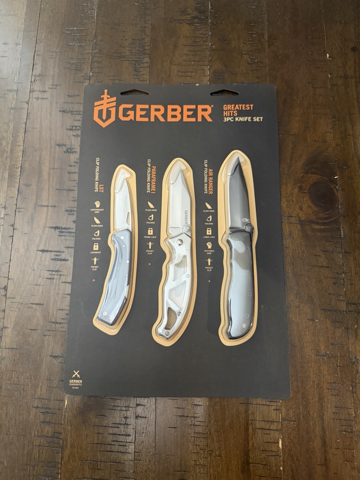 GERBER GEAR Greatest Hits 3 Piece CLIP FOLDING KNIFE SET New GERBER GEAR Greatest Hits 3 Piece CLIP FOLDING KNIFE SET New