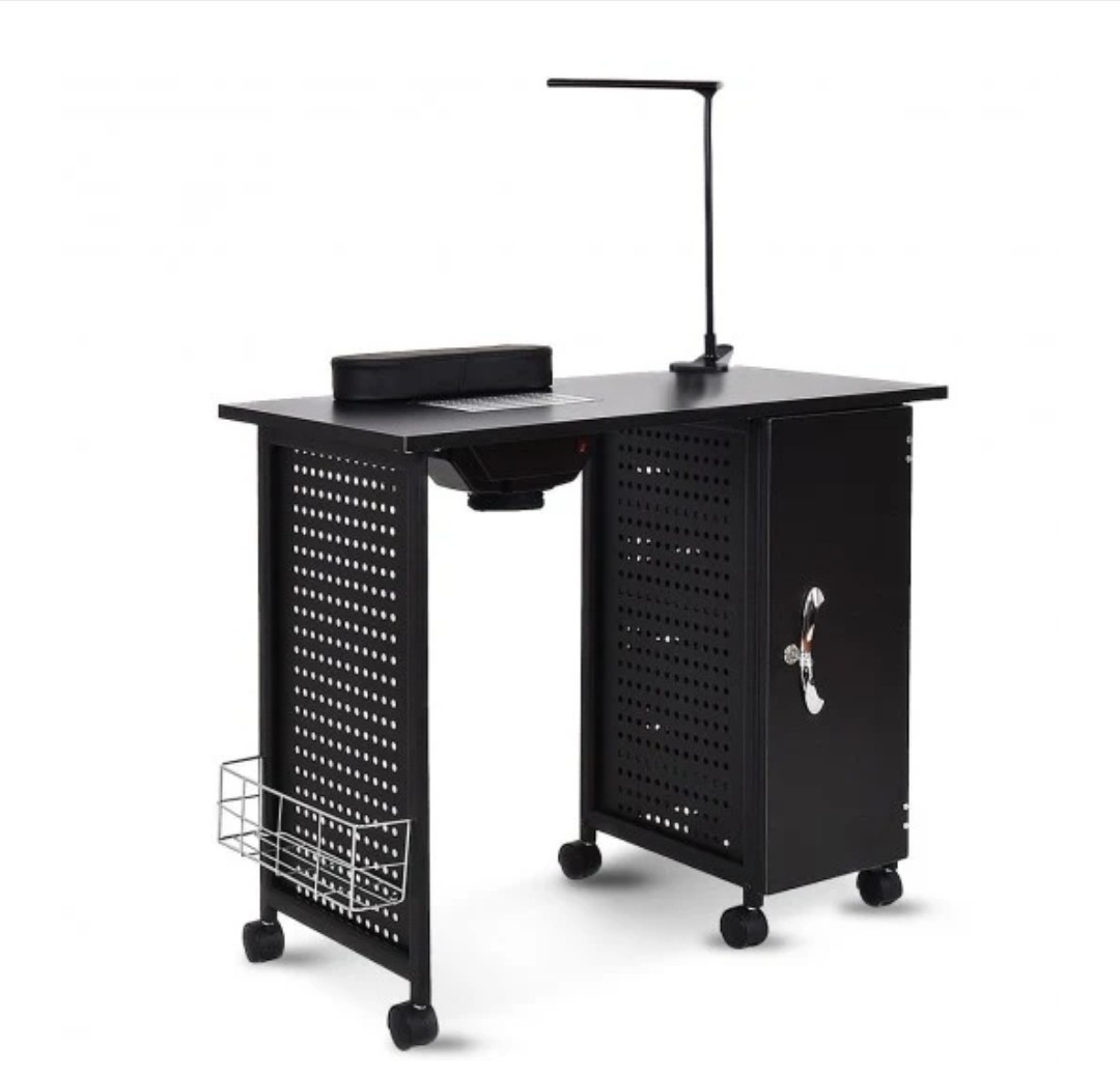 Professional Manicure Table Nail Desk Salon Beauty Station with Dust Collector