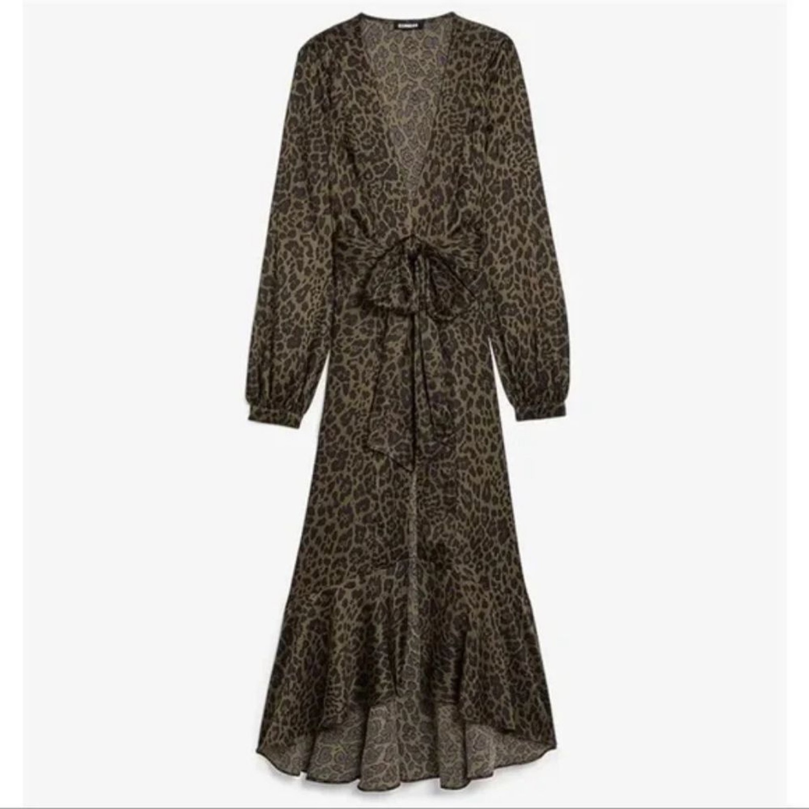 Express Long Sleeve Robe Dress Express Long Sleeve Robe Dress