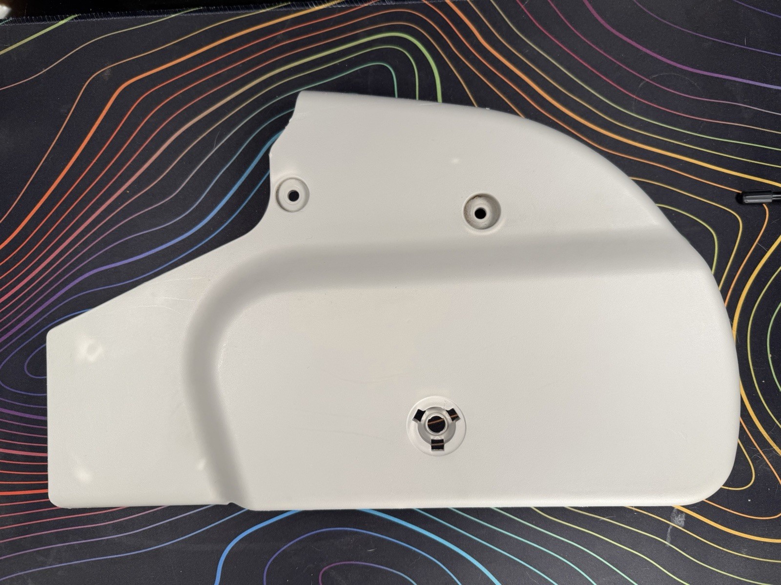 GM 25812540 OEM Rear Passenger Seat Side Cover Light Titanium Silverado Sierra