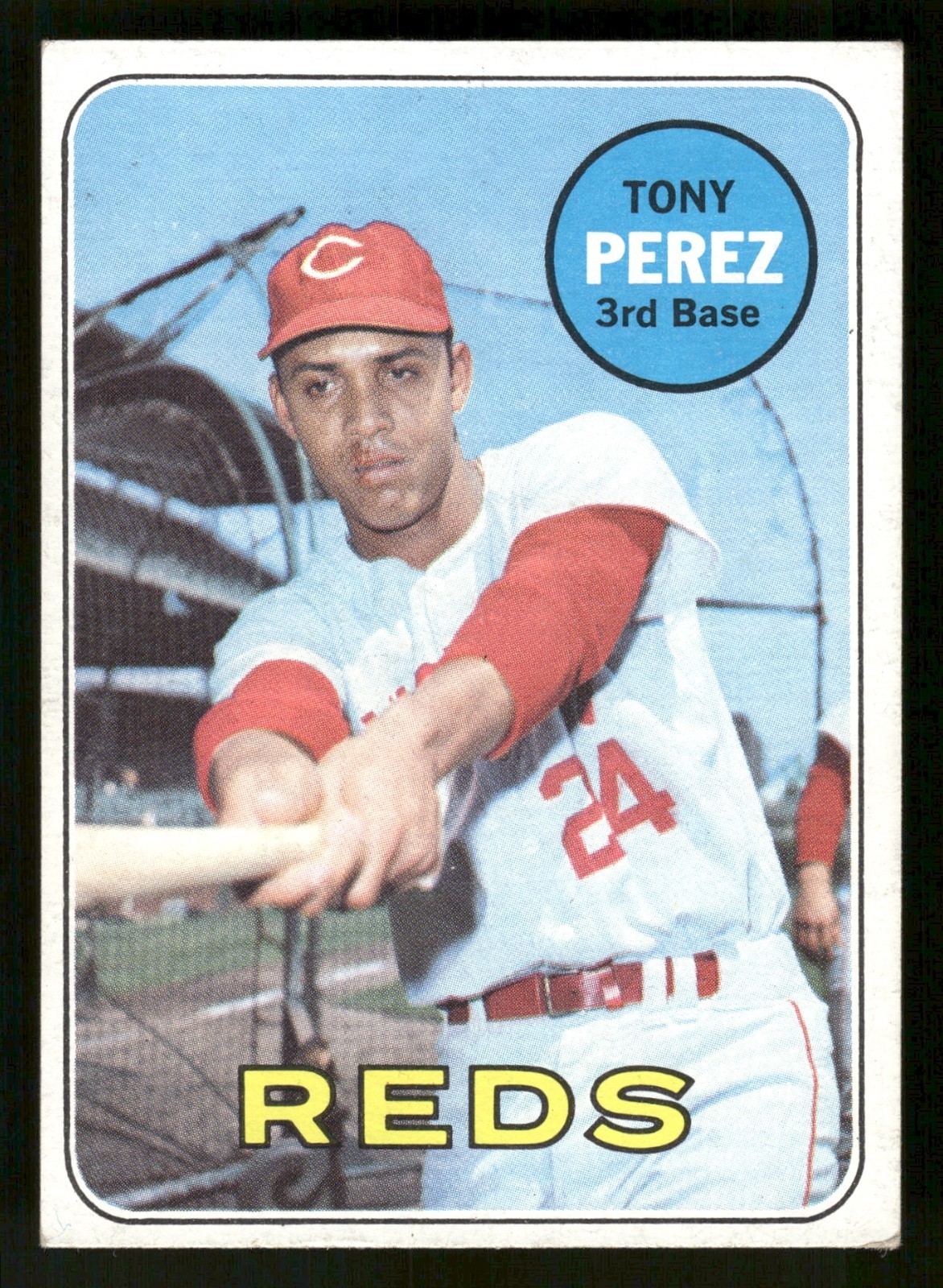 1969 Topps Baseball Card #295 Tony Perez 1969 Topps Baseball Card #295 Tony Perez