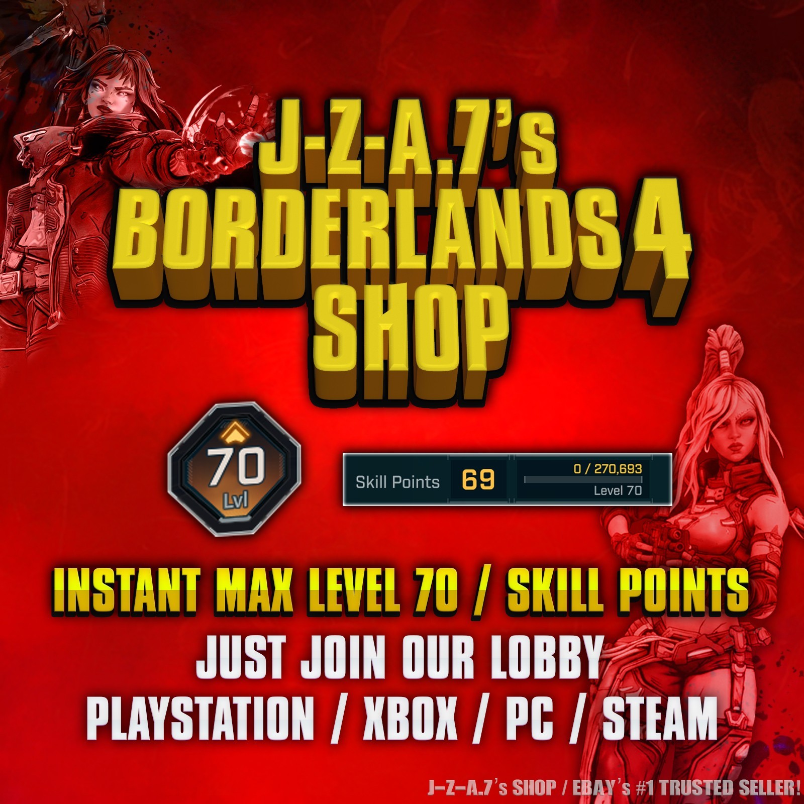 Borderlands 4✨LEGENDARY PEARLESCENT LVL 70 BL4 SP2 BP5 WEAPONS GEAR ✅PC-PS-XBOX✨