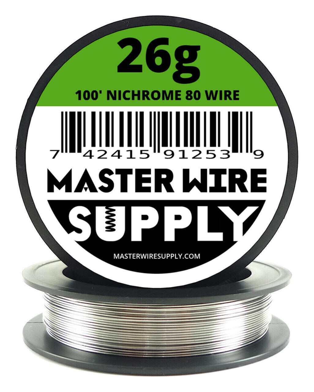 Nichrome 80 - 100ft - 26 Gauge Wire 26g - 0.40mm - 0.016in - Master Wire Supply