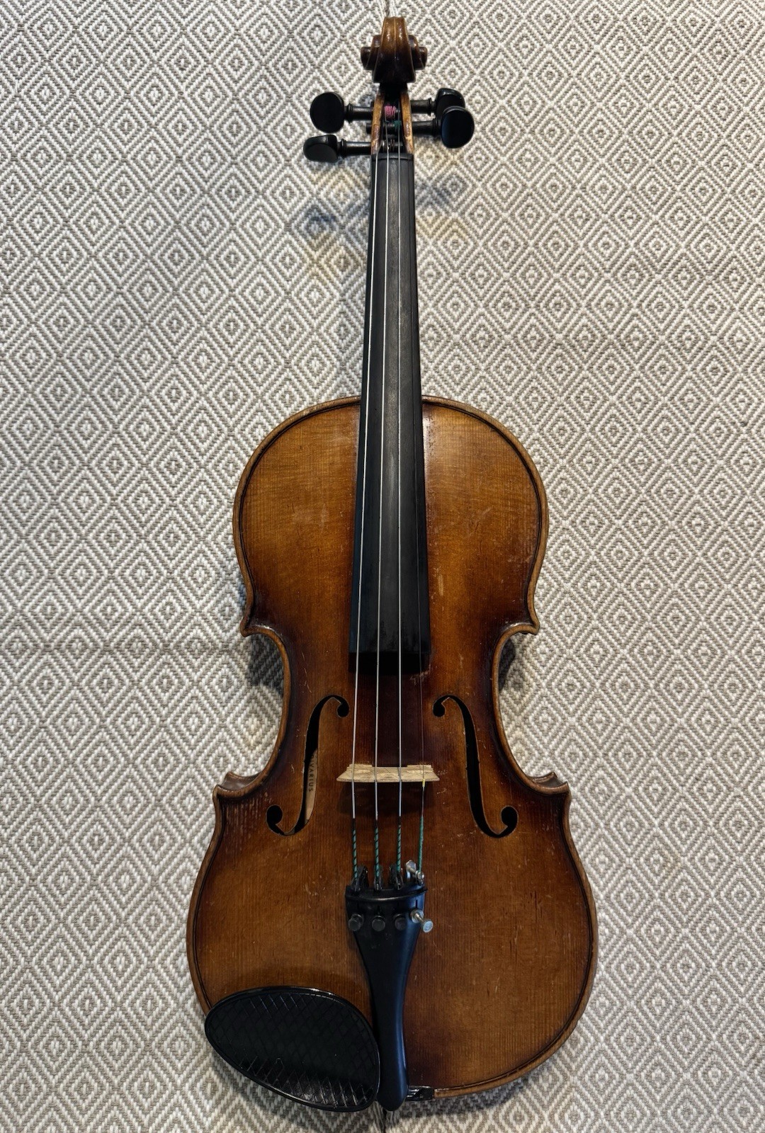 Vintage 1953 E.R. Pfretzschner 4/4 Violin Strad Copy - Made in W. Germany w/Case