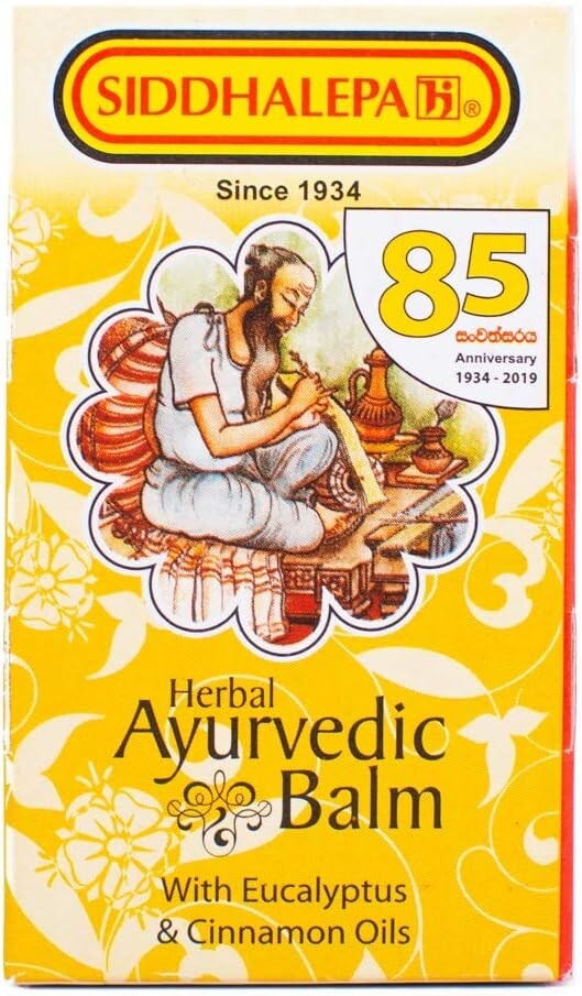 Siddhalepa Herbal Balm 100g - Ayurvedic Remedy for Aches & Pains - Fast Shipping