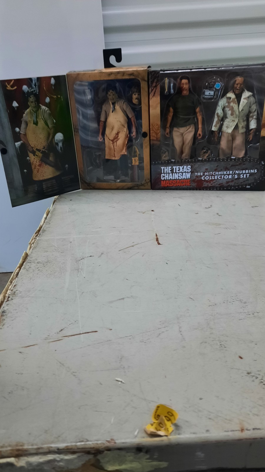 Lot Of 2. New NECA Texas Chainsaw MASSACRE And Hitchhiker Nubbins Sawyer 2 PACK