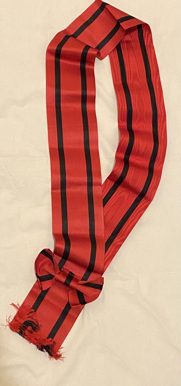 Iraq/Irak Kingdom Al Rafidain Order Medal Sash ( Only Sash ) Civil Division