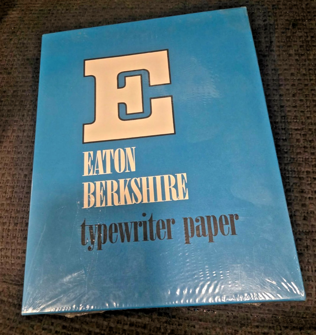 Vtg Eatons Onata Bond Medium Weight 16 lb Typewriter Paper 8.5