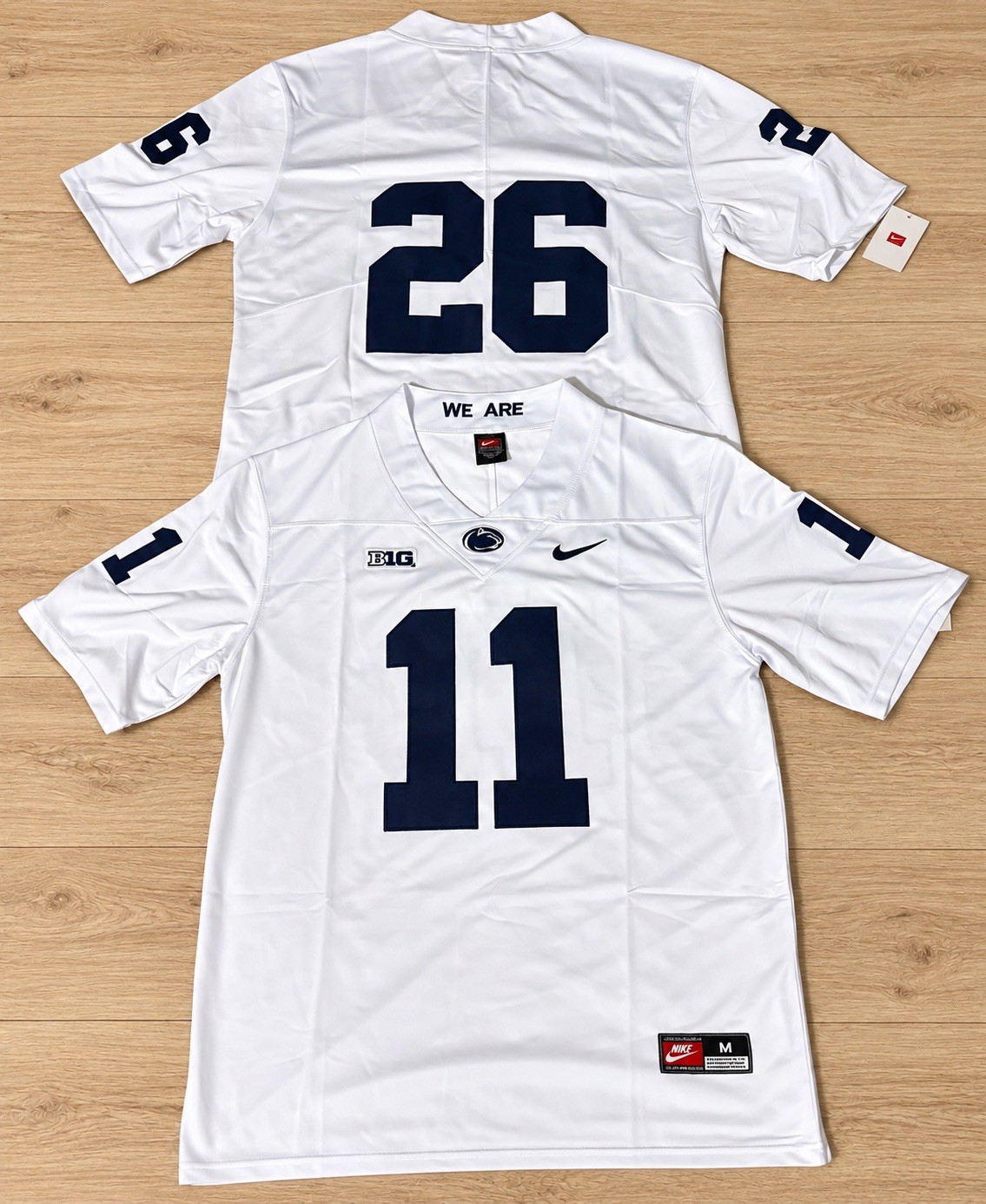 NEW WHITE OUT Parsons/Carter/Barkley Penn State Football Jersey SHIPS SAME DAY
