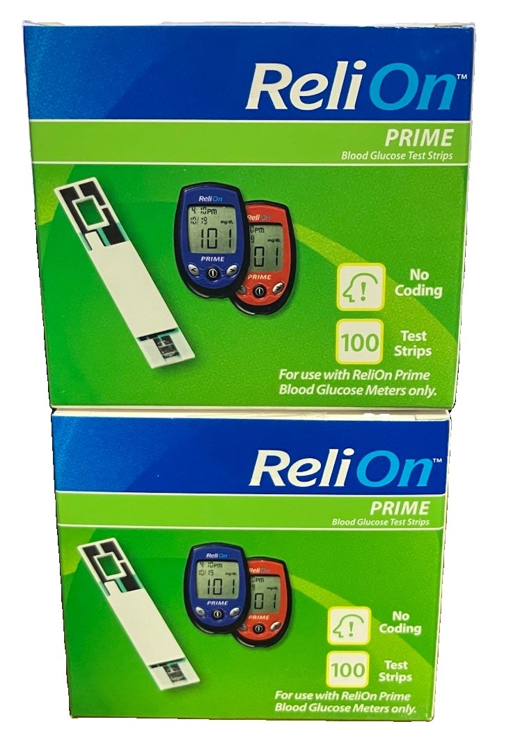 200 ReliOn Prime Test Strips~Fresh Dated~7/27~$23.97~FR SHIP 200 ReliOn Prime Test Strips~Fresh Dated~7/27~$23.97~FR SHIP
