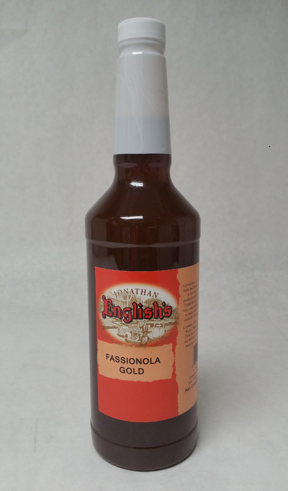 Jonathan English FASSIONOLA GOLD Original Tropical Tiki Drink Mixer Syrup Jonathan English FASSIONOLA GOLD Original Tropical Tiki Drink Mixer Syrup