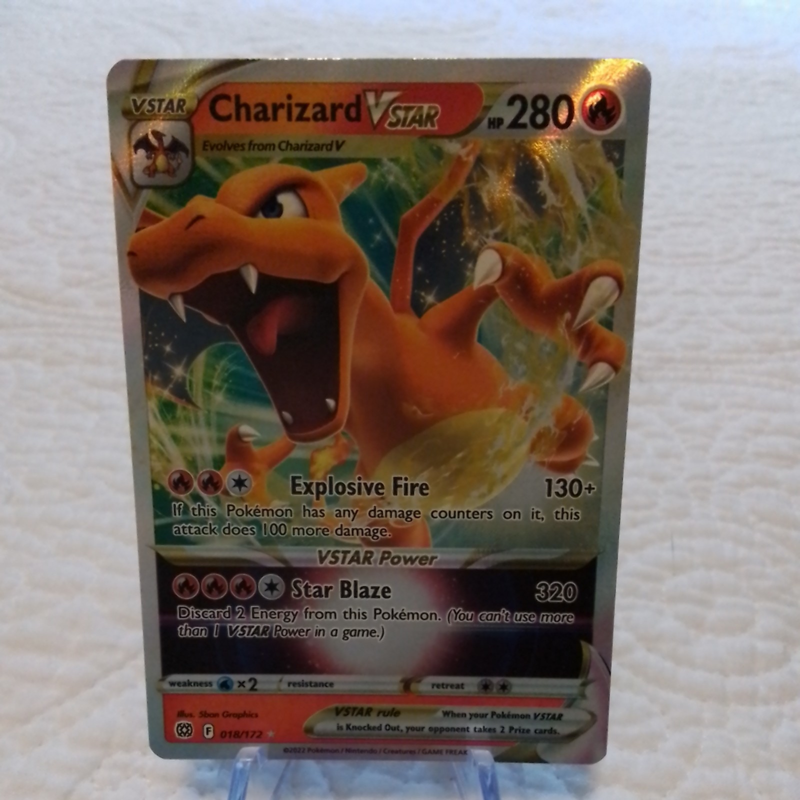 Charizard VSTAR 018/172 Swsh09: Brilliant Stars Holo