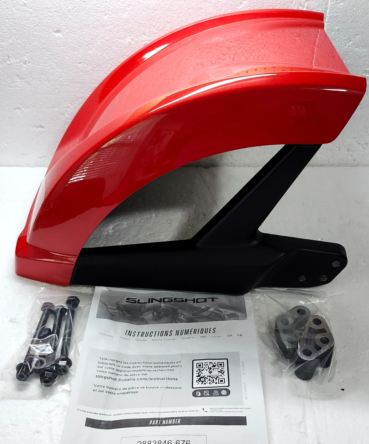 New OEM 2020-2025 Polaris SlingShot 265mm Rear Fender - Pearl Red # 2883846-676 New OEM 2020-2025 Polaris SlingShot 265mm Rear Fender - Pearl Red # 2883846-676