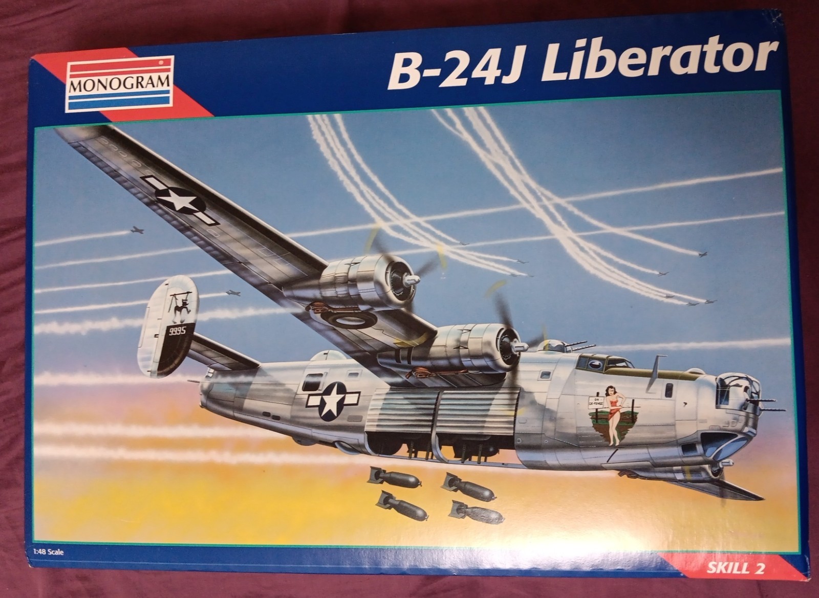 1/48 Monogram B-24J Liberator Kit - All Parts Accounted For