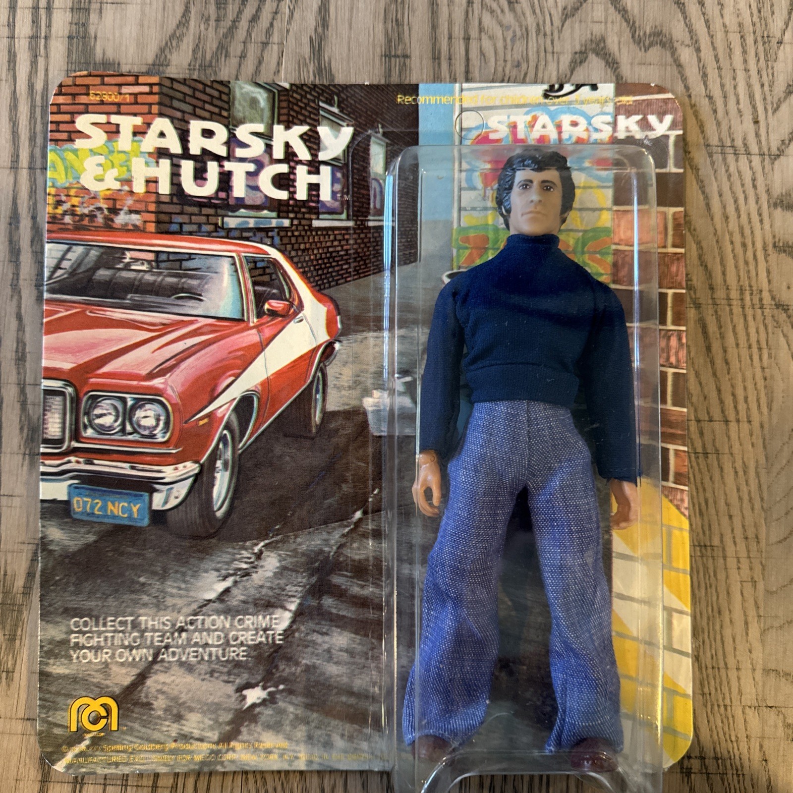 Unpunched Vintage 1976 Mego Starsky 8” Action Figure MOC Starsky & Hutch Unpunched Vintage 1976 Mego Starsky 8” Action Figure MOC Starsky & Hutch