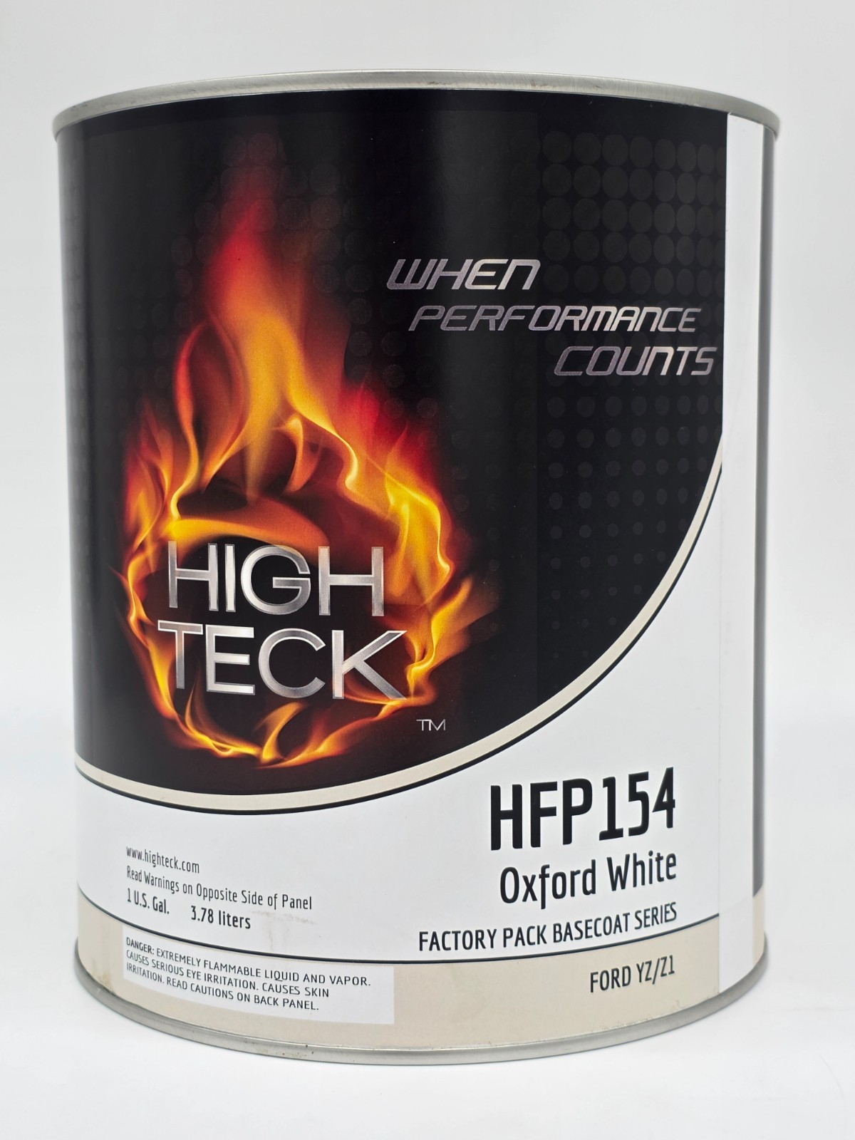 HIGH TECK Ford YZ Oxford White Automotive Basecoat GALLON HFP154 HIGH TECK Ford YZ Oxford White Automotive Basecoat GALLON HFP154