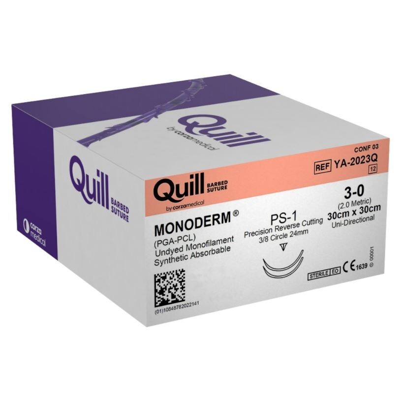 *12-Pieces* Quill Barbed Suture Monofilament 12 *12-Pieces* Quill Barbed Suture Monofilament 12
