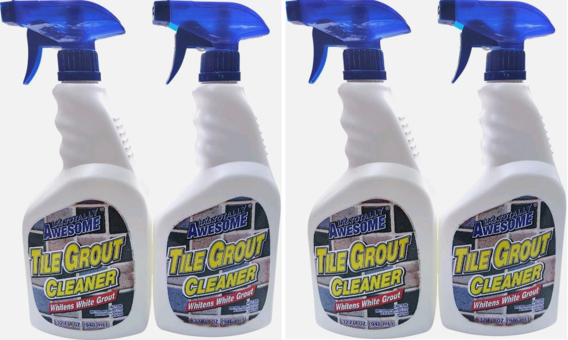4 PACK LA's Totally Awesome Tile Grout Cleaner, Whitens White Grout 32oz EACH 4 PACK LA's Totally Awesome Tile Grout Cleaner, Whitens White Grout 32oz EACH