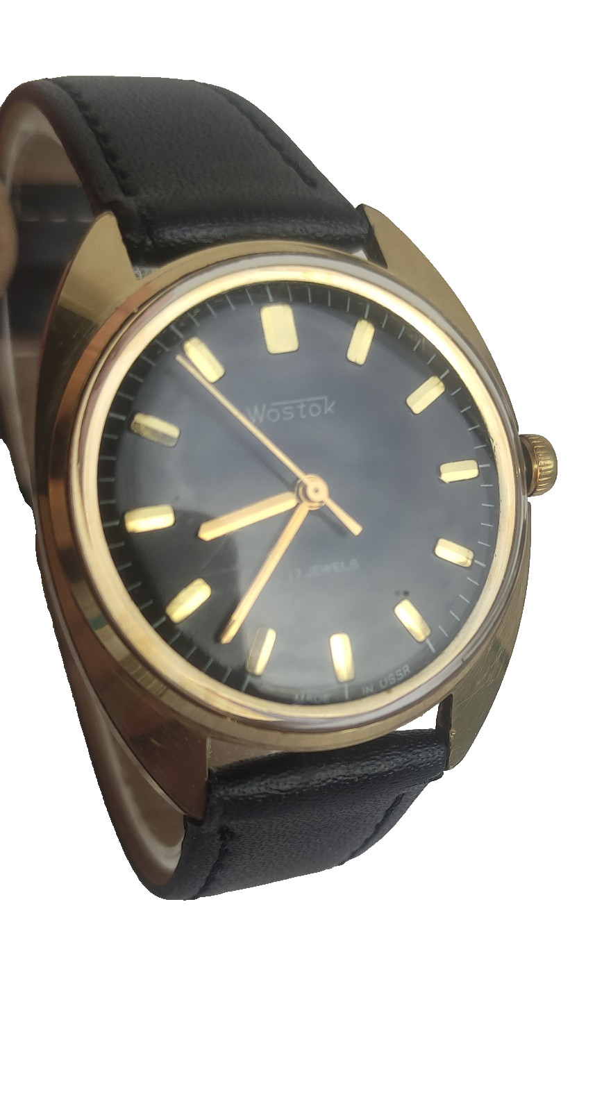 Gent\'s Vintage Vostok Hand Winding Mechanical Gold Plated Wristwatch