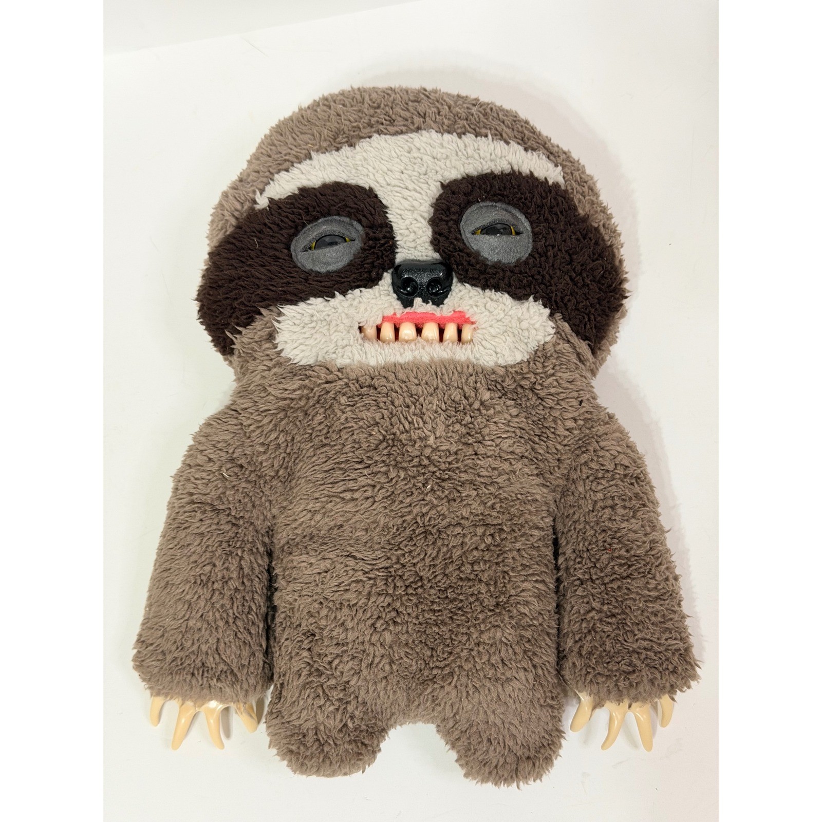 Fuggler Sickening Sloth Plush Gray Black Clawey 12\ Fuggler Sickening Sloth Plush Gray Black Clawey 12\