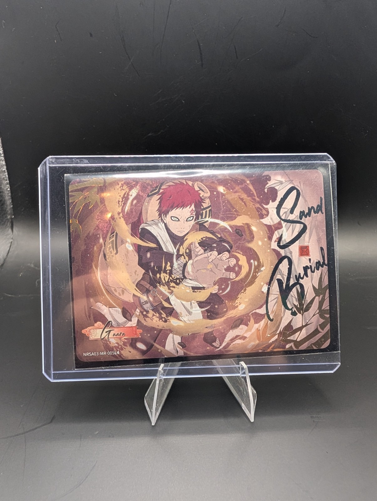 KAYOU Kayou Naruto Gaara Sand Burial NRSA03-MR-005L4 Autograph Card KAYOU Kayou Naruto Gaara Sand Burial NRSA03-MR-005L4 Autograph Card