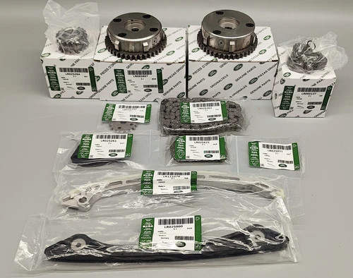 OEM Land Rover 11 PCS PAIR VVT Gear Timing Chain Kit For Evoque Freelander 2.0L