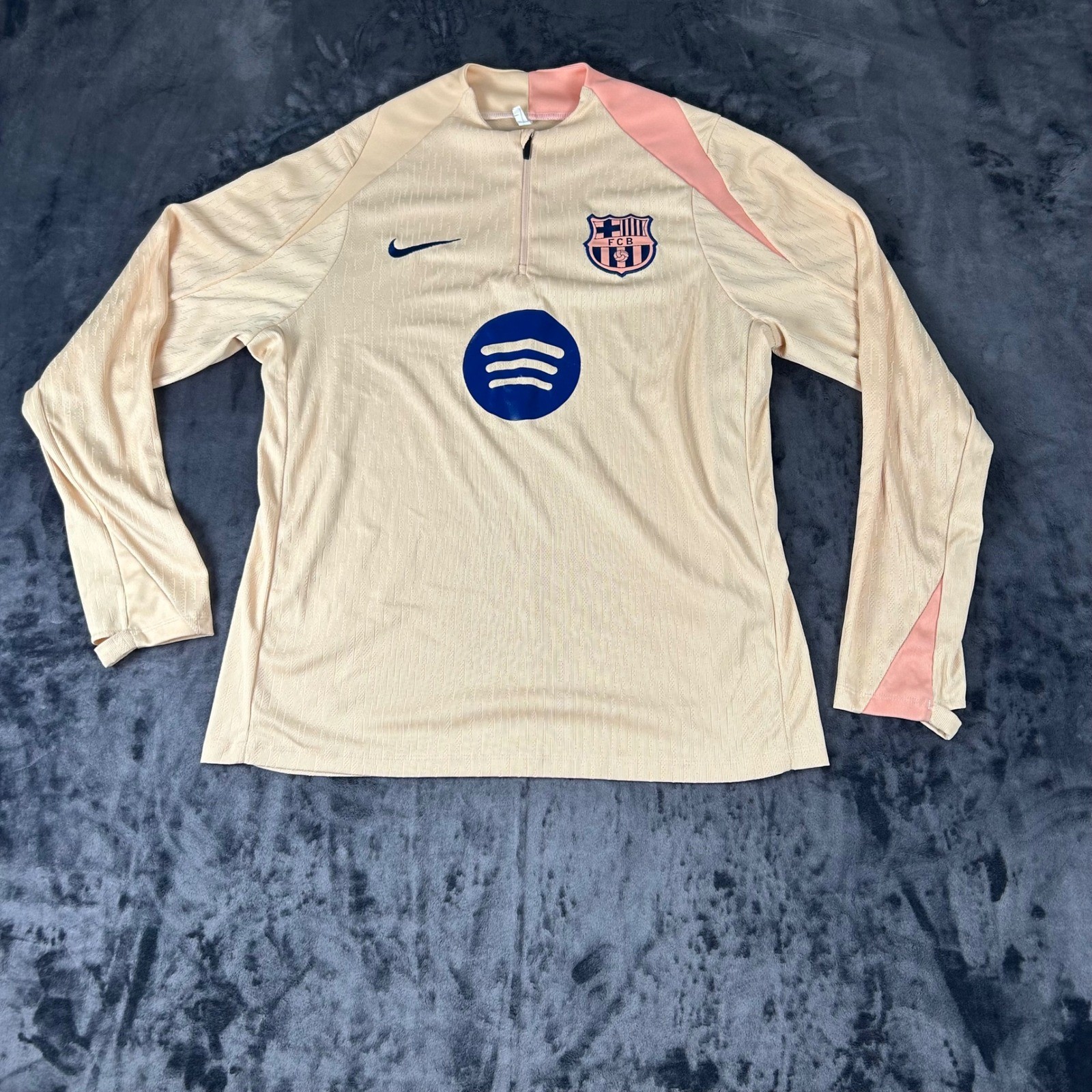 Nike FC Barcelona Strike Elite Mens L Dri-FIT ADV Training Jersey