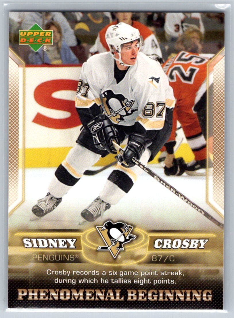 2005-06 Upper Deck Phenomenal Beginning Sidney Crosby Exclusive Gold Edition #5