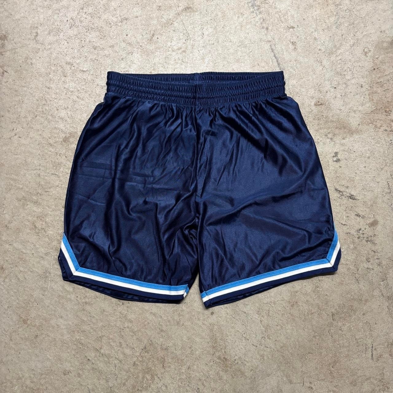 Vintage 80s Lady Betlin Blue Nylon Basketball Shorts Mens XL Retro Made in USA