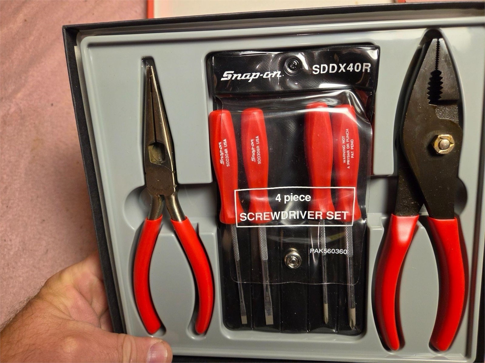 Snap On Tools screwdrivers and pliers