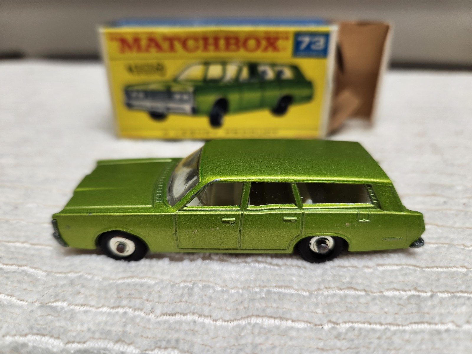 Vintage Matchbox Lesney No. 73 Mercury Wagon Original Box NIB