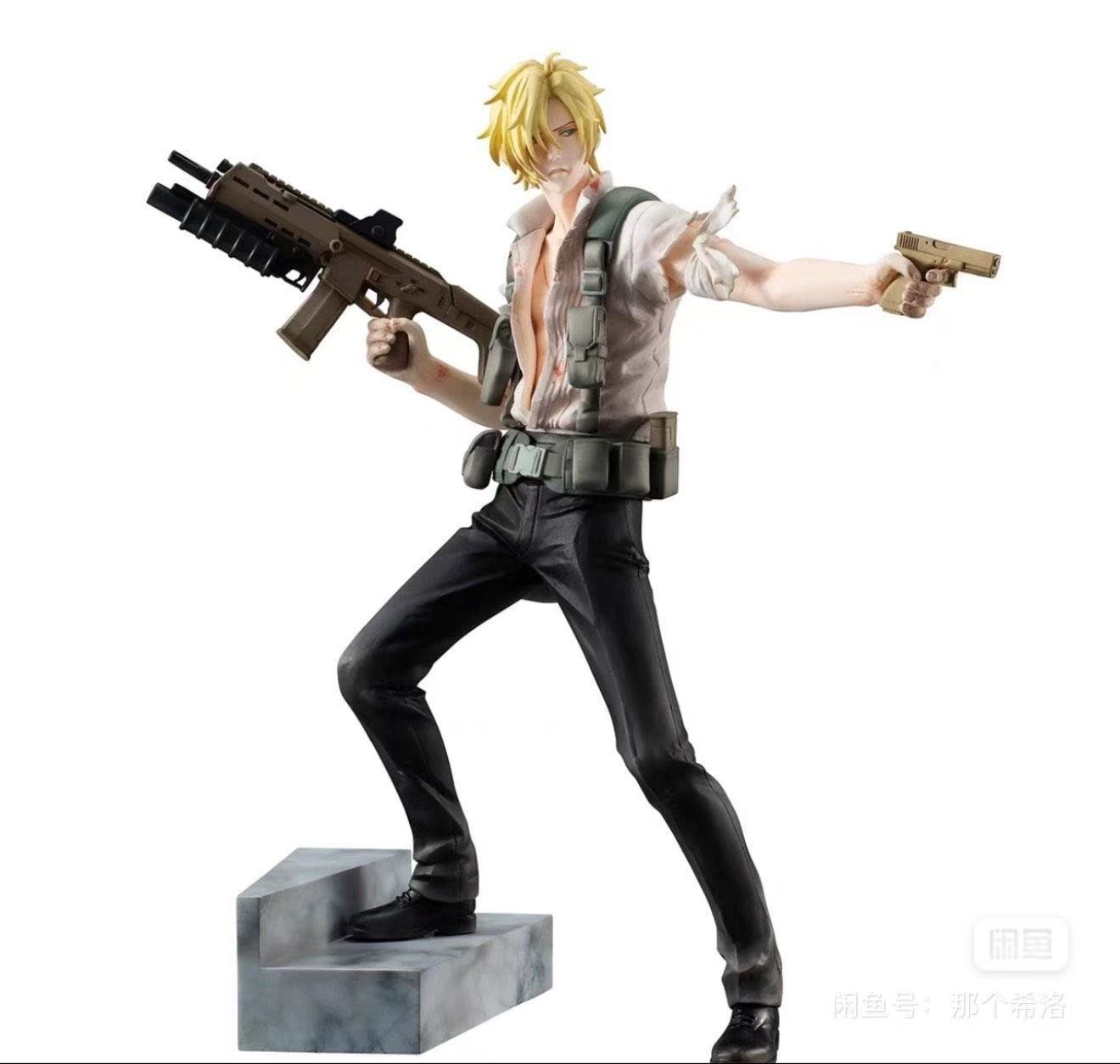 MegaHouse G.E.M Banana Fish Aslan Jade Callenreese PVC Painted Figure Collection MegaHouse G.E.M Banana Fish Aslan Jade Callenreese PVC Painted Figure Collection