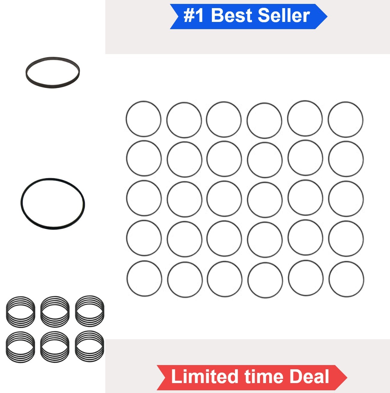 Carburetor Float Bowl Gaskets 30 Pack Small Engine Lawn Mower Replacement Part