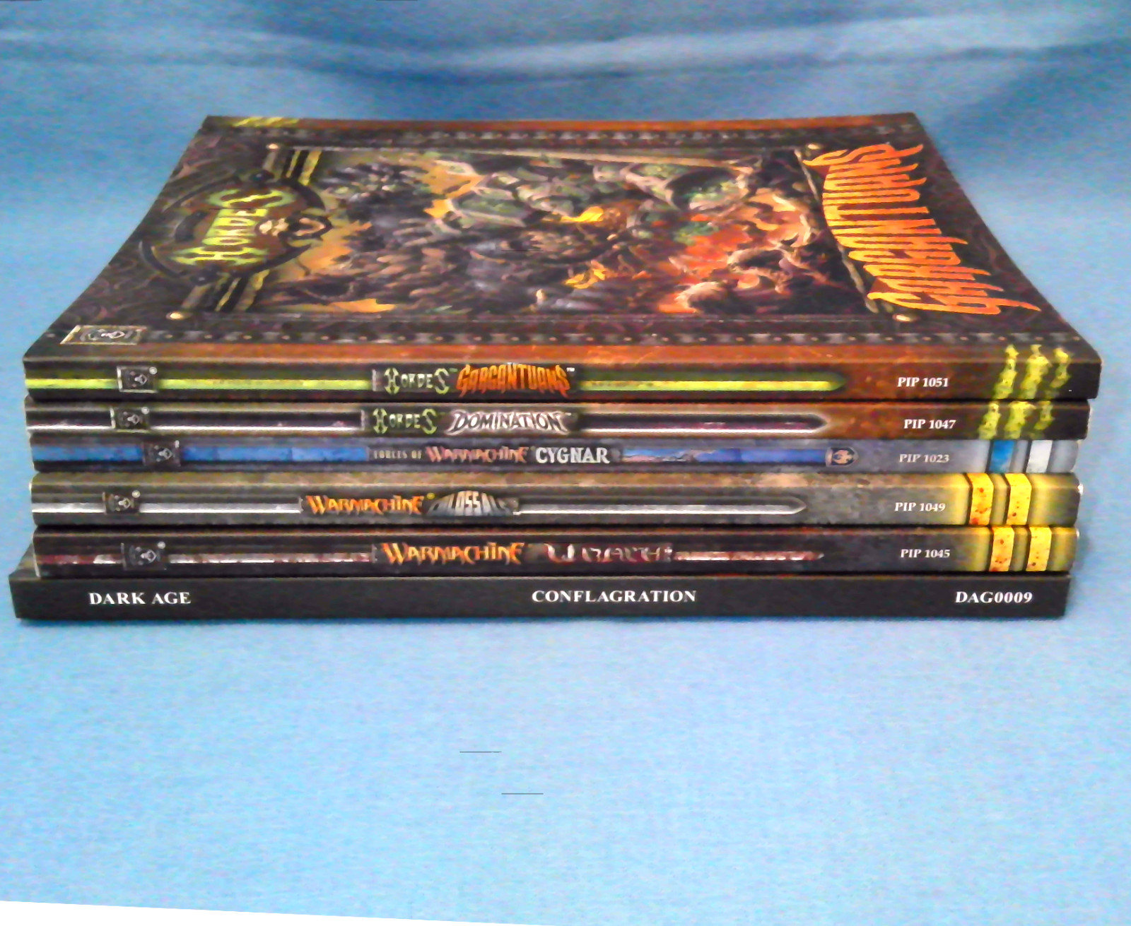 WARMACHINE HORDES DARK AGE 6 Book Lot Privateer Press RPG PB HC