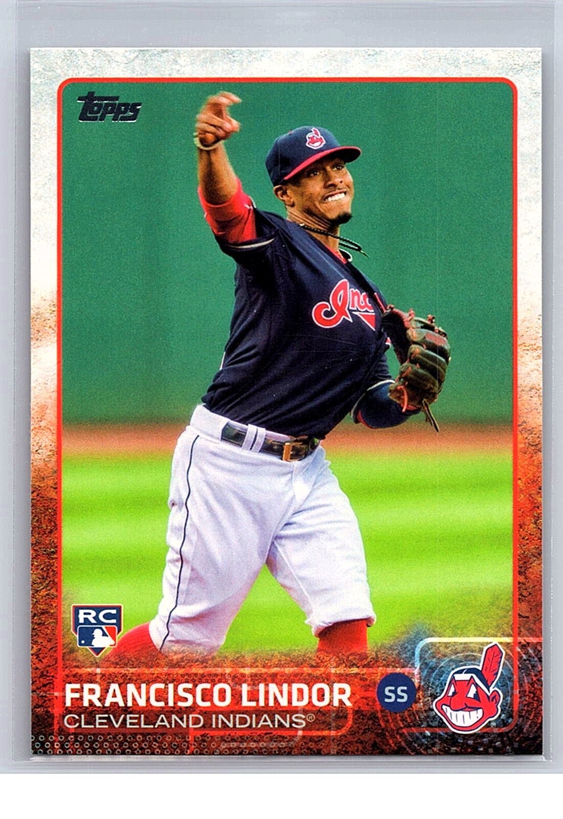 2015 Topps Update Francisco Lindor Rookie Card #US82 Cleveland Indians