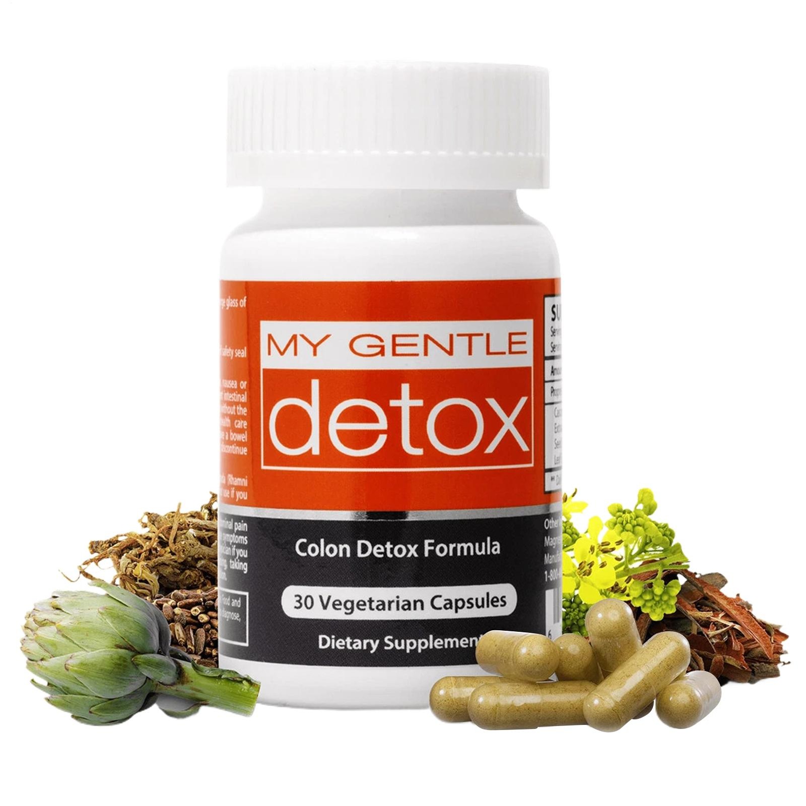 Herbal Nitro My Gentle Detox - Advanced Colon Cleanse Detox For Women & Men