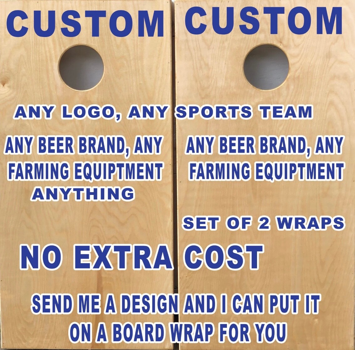 Design Your Own Cornhole Board Wrap LAMINATED Wraps Decals Vinyl skin Design Your Own Cornhole Board Wrap LAMINATED Wraps Decals Vinyl skin