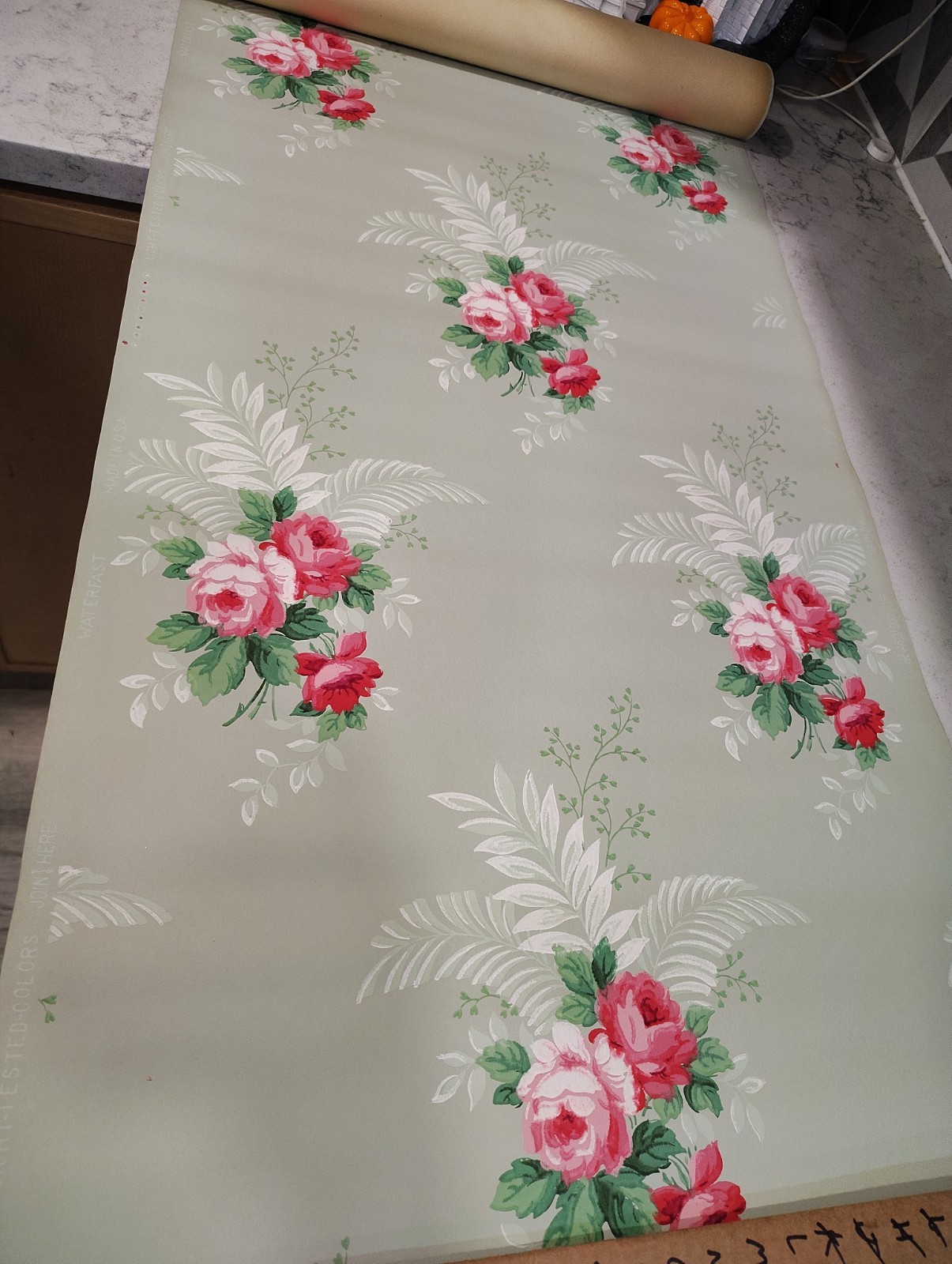 Vintage Wallpaper Roll  