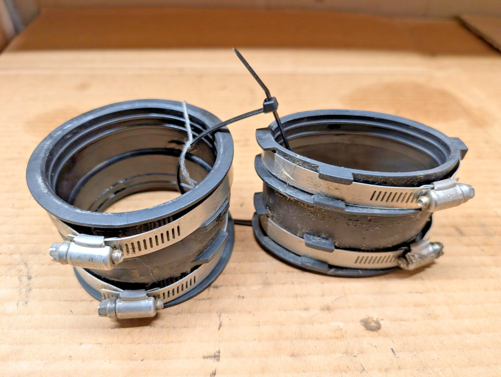 11-14 Ford 6.7L Powerstroke Turbocharger Inlet Hose Coupling Set OEM 11-14 Ford 6.7L Powerstroke Turbocharger Inlet Hose Coupling Set OEM