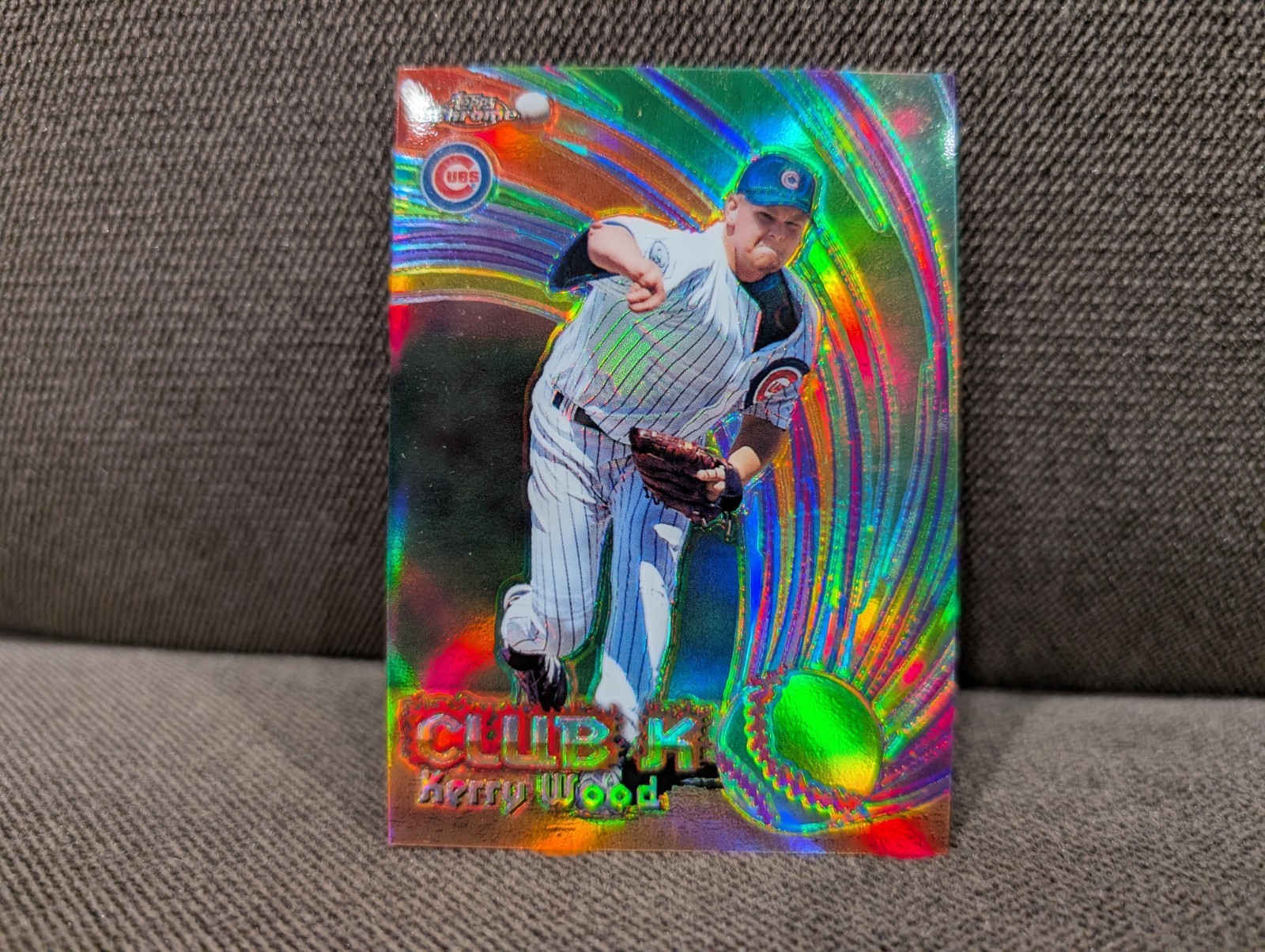 1999 TOPPS CHROME KERRY WOOD K CLUB INSERT REFRACTOR CHICAGO CUBS CLEAN RARE SP 1999 TOPPS CHROME KERRY WOOD K CLUB INSERT REFRACTOR CHICAGO CUBS CLEAN RARE SP